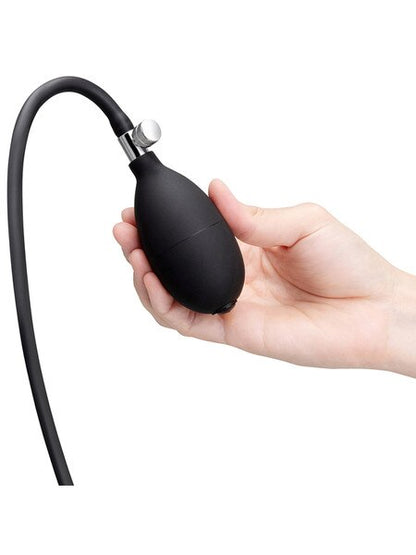 b-Vibe Beaded Inflatable Anal Plug with Hand Pump