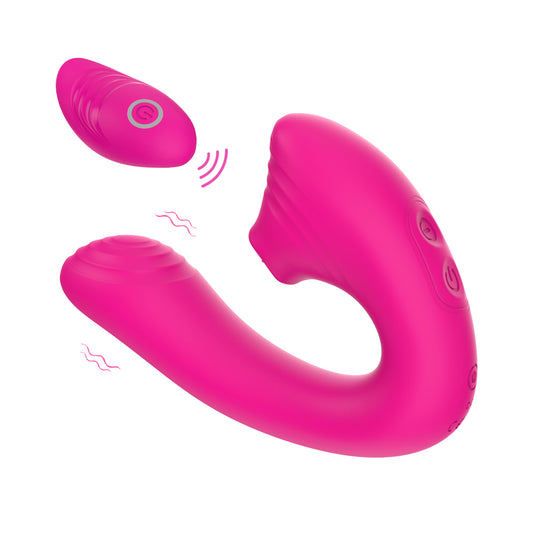 y.Love Remote Control Tongue Licking Clitoral Stimulator and G-Spot Vibrator