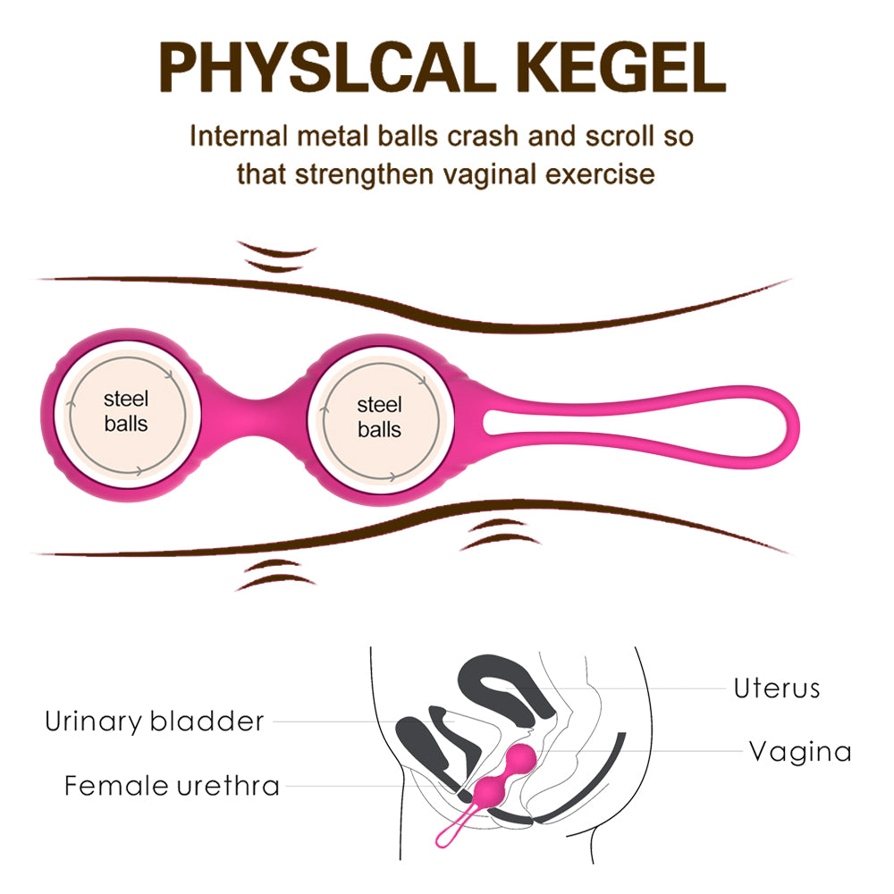 y.Love Julia-Fit 2pc Dewdrop Weighted Kegel Set 2pc