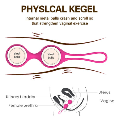 y.Love Julia-Fit 2pc Dewdrop Weighted Kegel Set 2pc