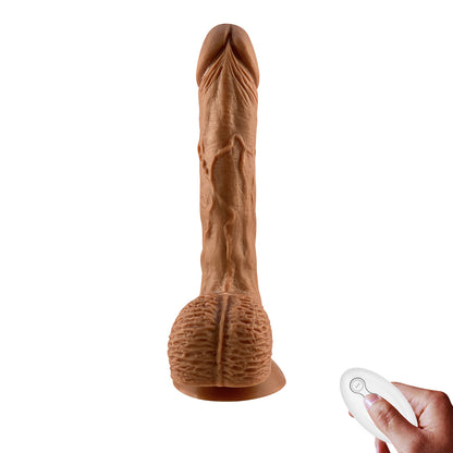 Telescopic Ultra Realistic 8.5'' Thrusting Dildo with Remote Control