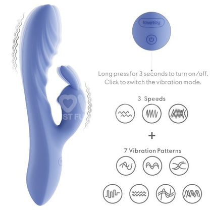 Lovetoy Swirl L'Allure Rechargeable Rabbit Vibrator