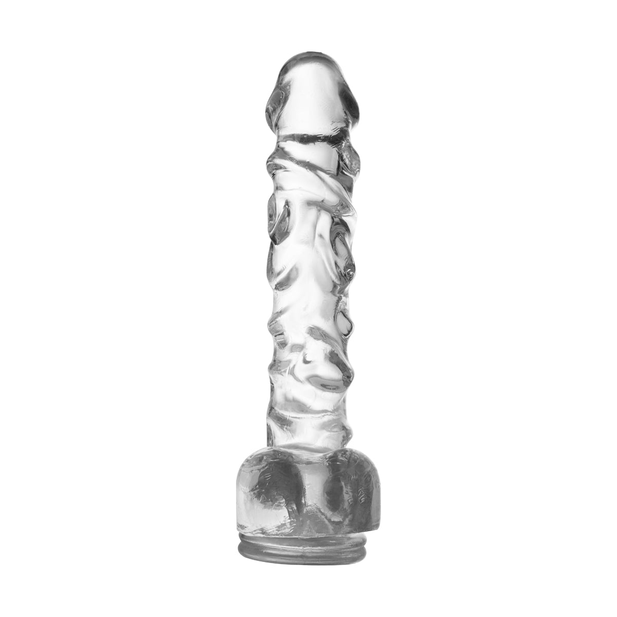 Lance's Cock Ultra Realistic 8.8'' Dildo with Balls - Small - Clear