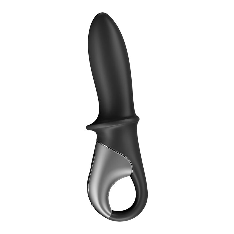 Satisfyer Hot Passion Rechargeable Heated Anal Vibrator with App Control - Black