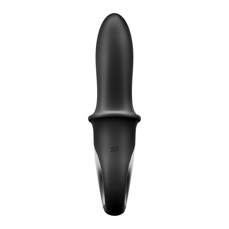 Satisfyer Hot Passion Rechargeable Heated Anal Vibrator with App Control - Black