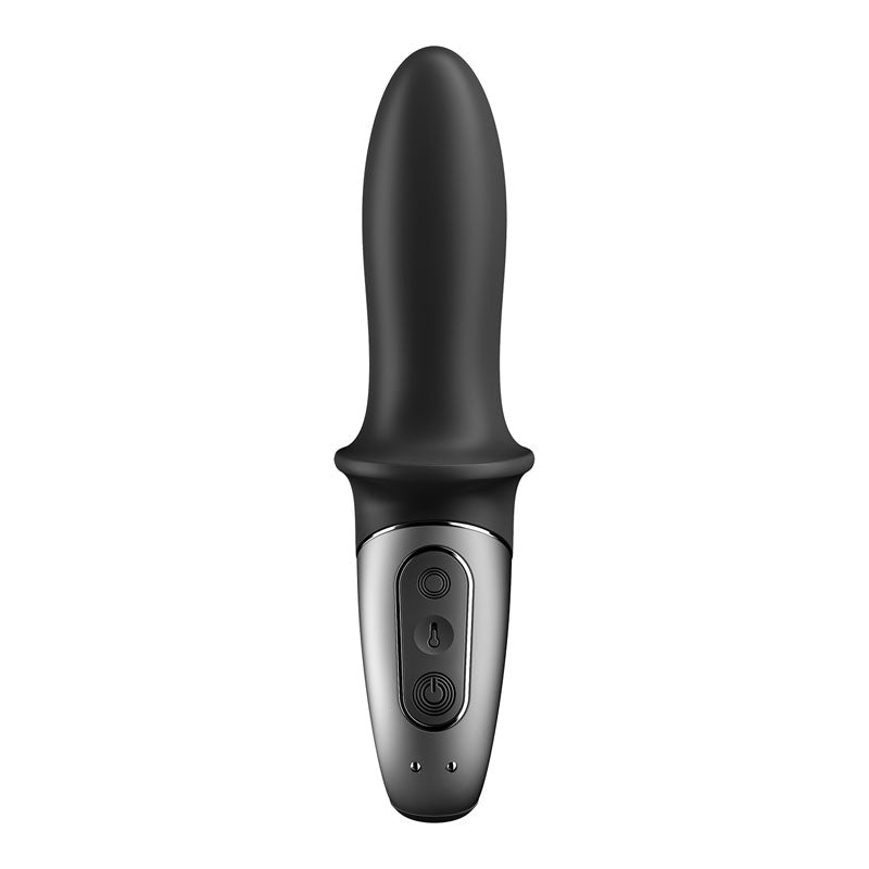 Satisfyer Hot Passion Rechargeable Heated Anal Vibrator with App Control - Black