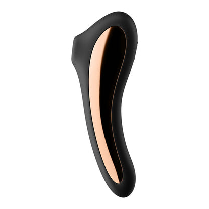 Satisfyer Dual Kiss Rechargeable Air Pulse Vibrator - Black