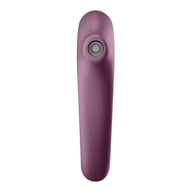 Satisfyer Dual Kiss Rechargeable Air Pulse Vibrator - Purple