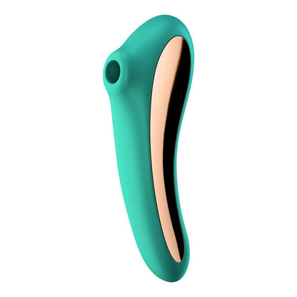 Satisfyer Dual Kiss Rechargeable Air Pulse Vibrator - Green