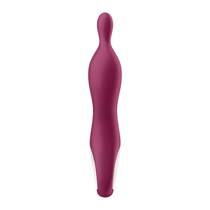 Satisfyer A-Mazing 1 A-spot Rechargeable Vibrator - Berry