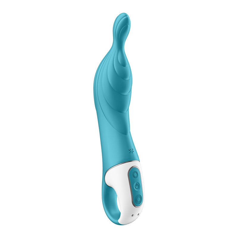 Satisfyer A-Mazing 1 A-spot Rechargeable Vibrator - Turquoise