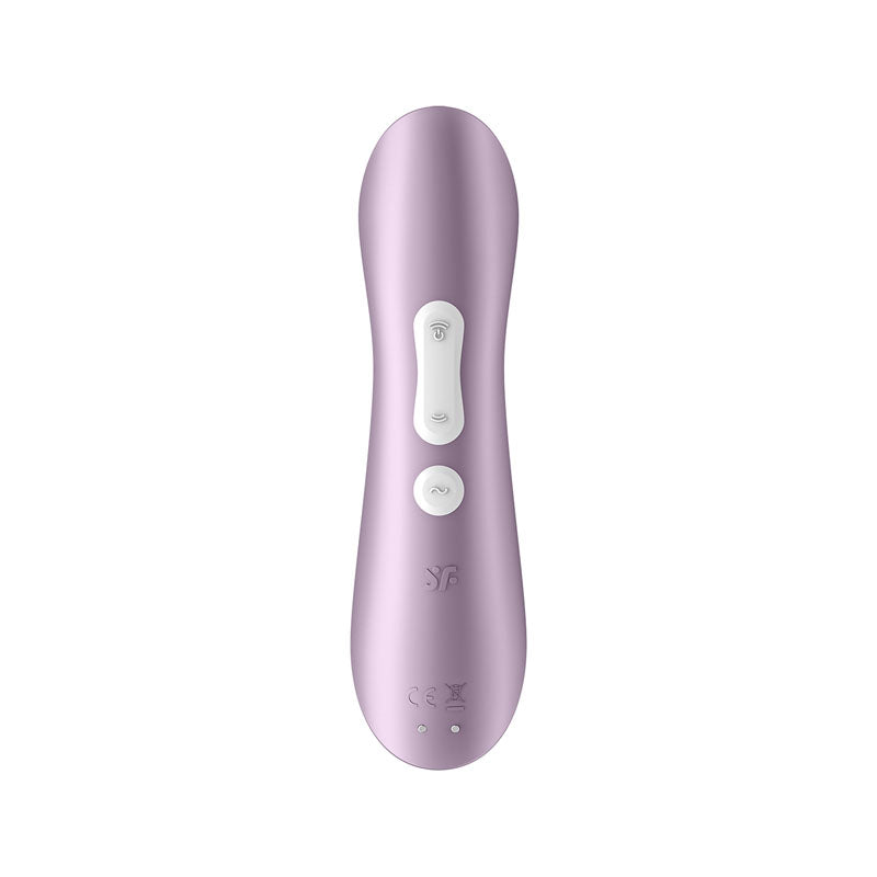 Satisfyer Pro 2+ Rechargeable Air Pulse Clitoral Stimulator + Vibration - Purple