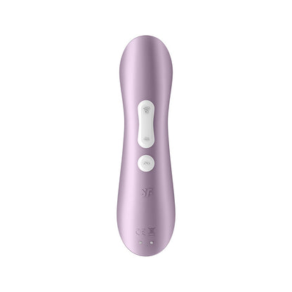 Satisfyer Pro 2+ Rechargeable Air Pulse Clitoral Stimulator + Vibration - Purple