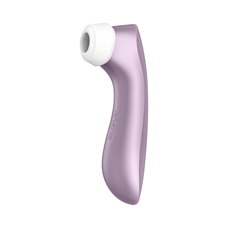 Satisfyer Pro 2+ Rechargeable Air Pulse Clitoral Stimulator + Vibration - Purple