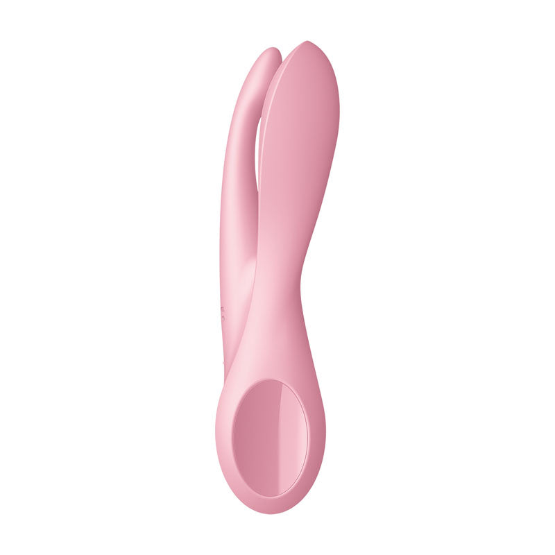 Satisfyer Threesome 1 Triple Head Rechargeable Vibrator - Pink