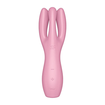 Satisfyer Threesome 3 Triple Head Rechargeable Vibrator - Pink