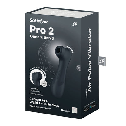 Satisfyer Pro 2 Generation 3 Rechargeable Air Pulse Clitoral Stimulator + Vibration with App Control
