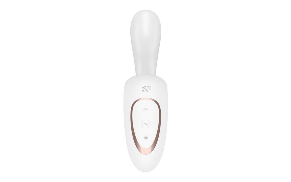 Satisfyer G For Goddess 1 Flexible Shaft Rabbit Vibrator - White