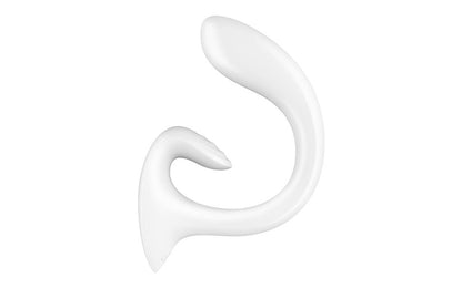 Satisfyer G For Goddess 1 Flexible Shaft Rabbit Vibrator - White