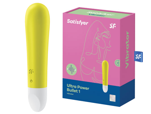 Satisfyer Ultra Power Bullet 1 Rechargeable Vibrator - Yellow