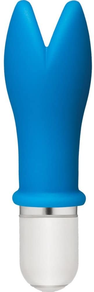 Doc Johnson American Pop! Whaam 10 Function Silicone Vibrator - Blue