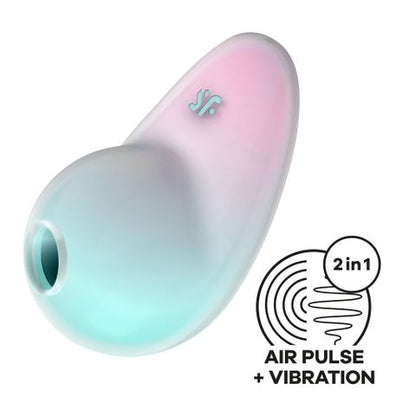 Satisfyer Pixie Dust Clitoral Stimulator - Mint & Pink