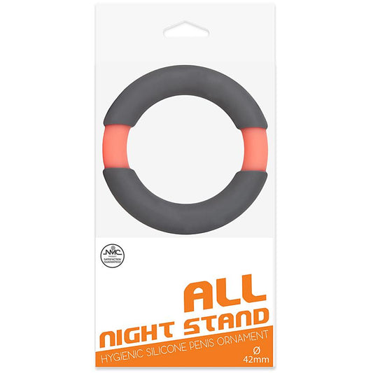 NMC All Night Stand Silicone Cock Ring 42mm - Orange