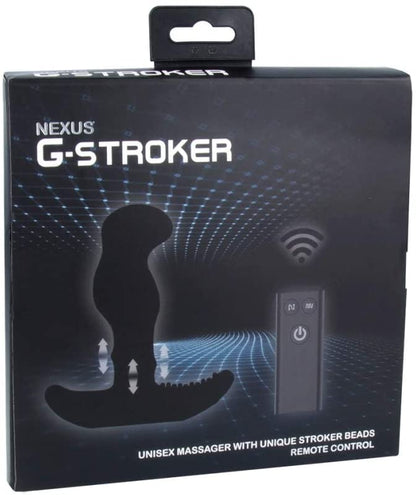 Nexus G-Stroker Rechargeable Unisex Remote Control Massager with Unique Stroker Beads