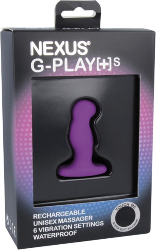 Nexus G-Play Plus Small Rechargeable G-Spot/P-Spot Vibrator - Purple