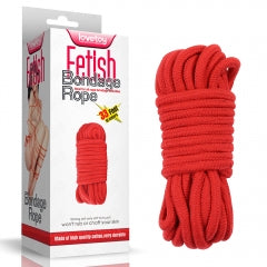 Lovetoy Products Fetish Bondage Rope 10m - Red