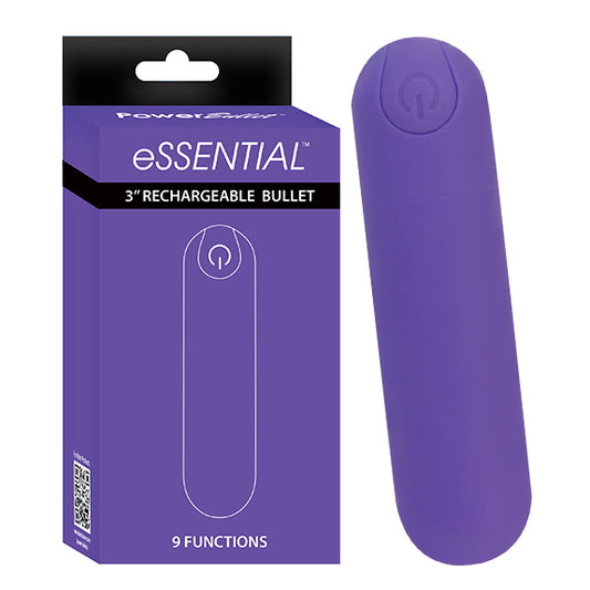 BMS Essential Rechargeable Power Bullet - Purple