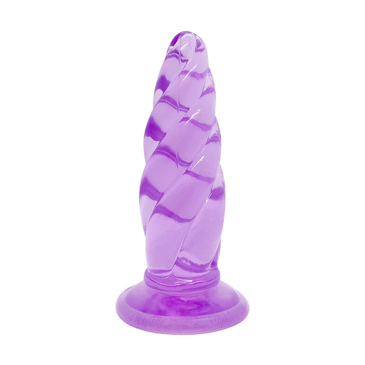Lance's Cock 5.7'' Swirling Anal Plug with Suction Cup