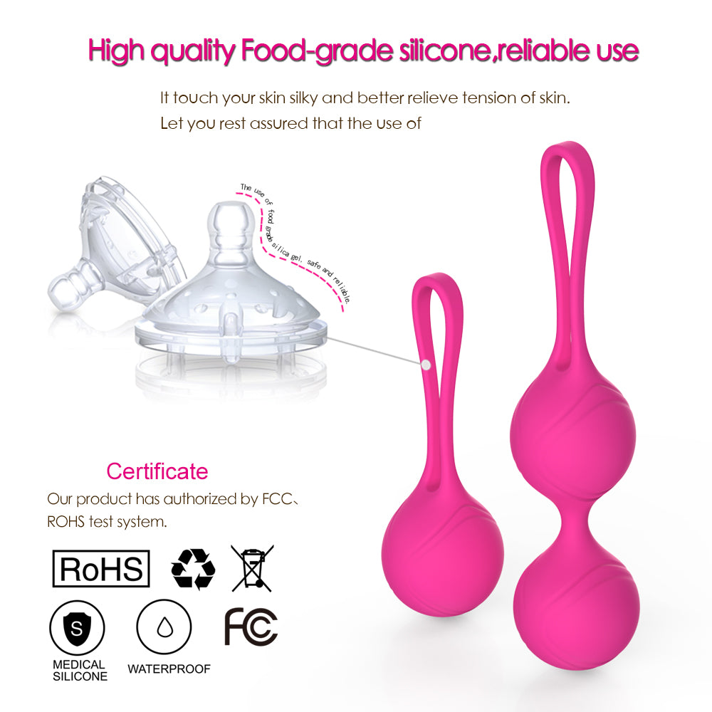 y.Love Julia-Fit 2pc Dewdrop Weighted Kegel Set 2pc
