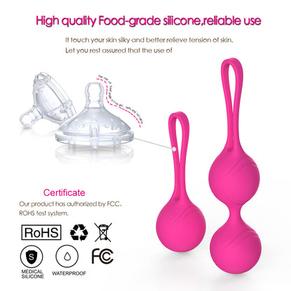 y.Love Julia-Fit 2pc Dewdrop Weighted Kegel Set 2pc