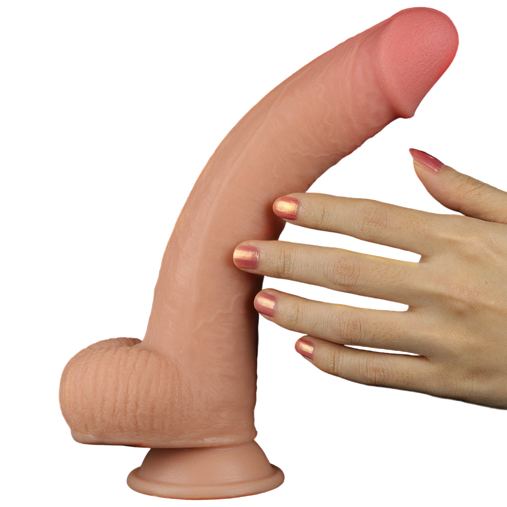 Lovetoy Products Sliding-Skin Dual Layer 9" Dong