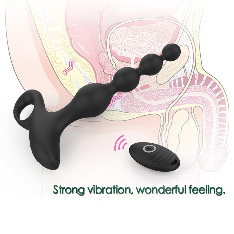 y.Love Abbot Remote Control Rechargeable Vibrating Anal Beads