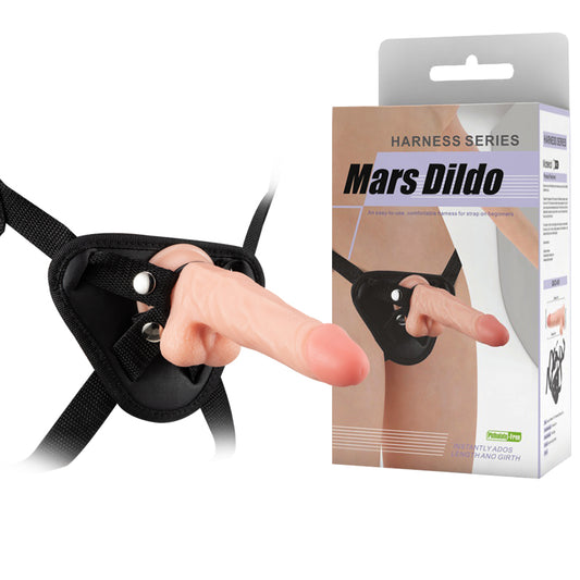 Mars Dildo 7.7" Harness Series Strap-On Realistic Dildo