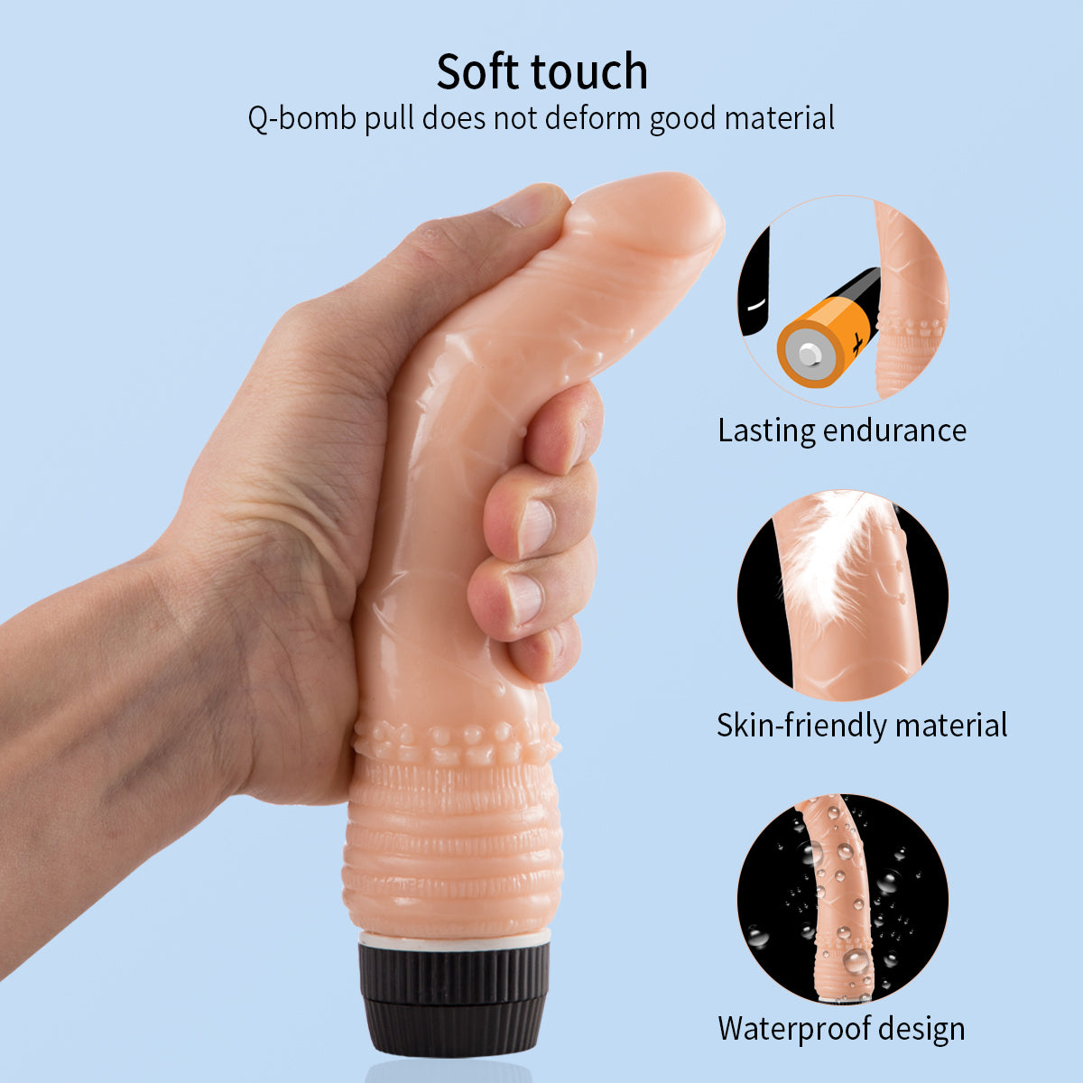 Lance's Cock Ultra Realistic Vibrating 7.5'' Dildo