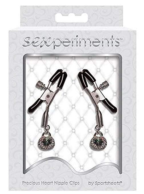 Sexperiments Precious Heart Nipple Clips-0