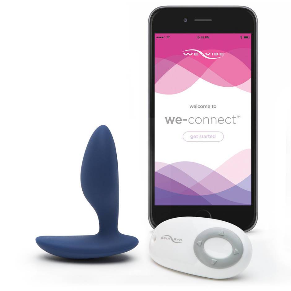 We-Vibe Ditto Vibrating Butt Plug with Remote & App - Midnight Blue