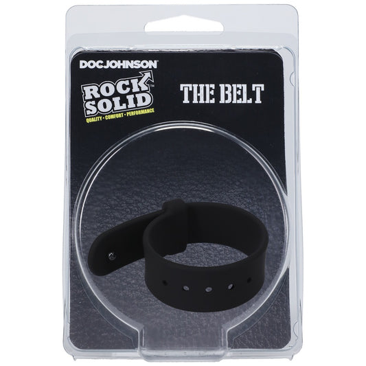 Doc Johnson Rock Solid The Belt Cockring - Black