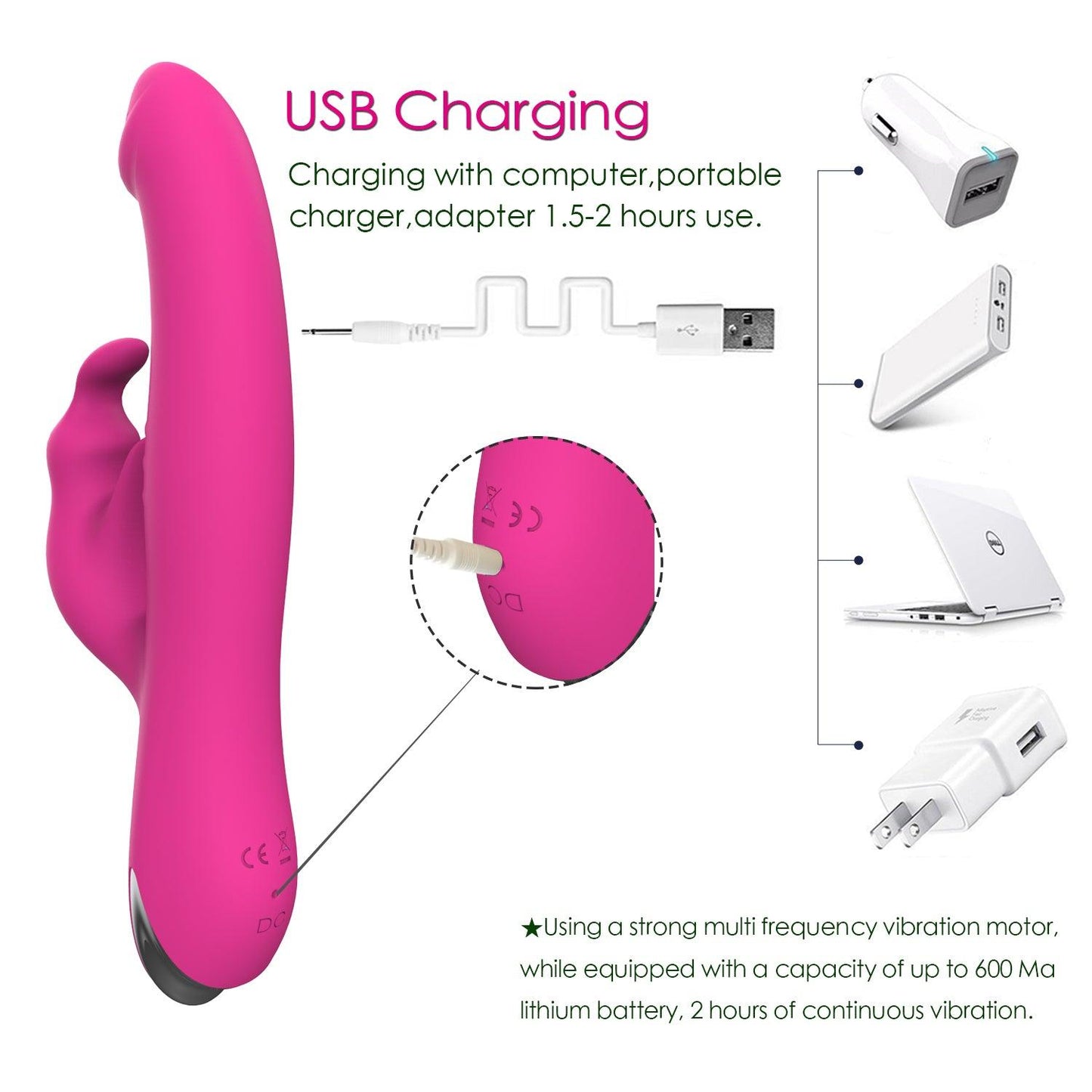 y.Love Paula Rotating G-Spot Rabbit Vibrator