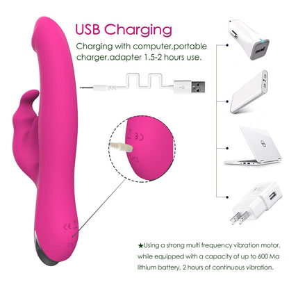 y.Love Paula Rotating G-Spot Rabbit Vibrator
