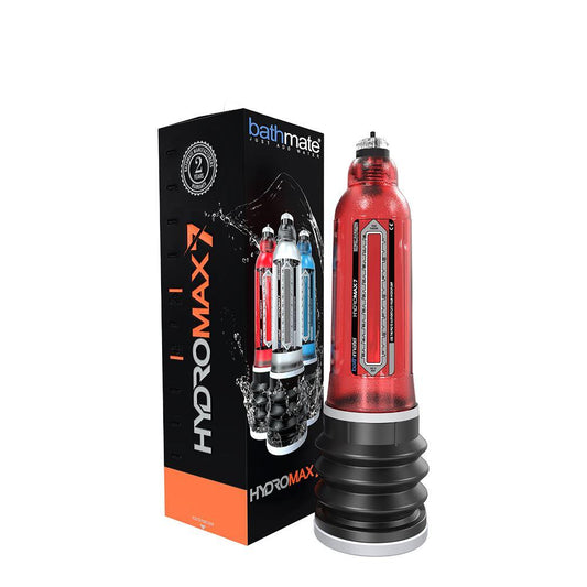 Bathmate Hydromax7 Penis Pump - Brilliant Red