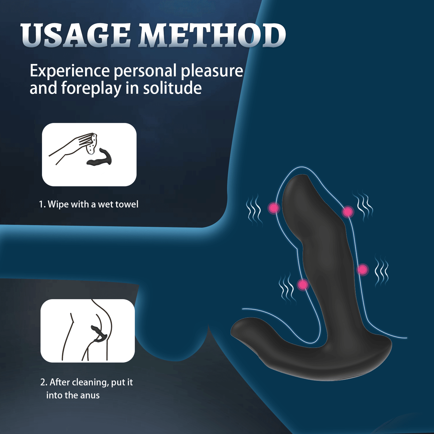y.Love Meral Remote Control Rotating Prostate And Perineum Massager