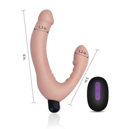 Lovetoy Products IJOY Rechargeable Strapless Strap-On with Remote Control - Light