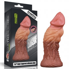 Lovetoy Products Dual Layered Silicone 7" Nature Cock Anal Plug