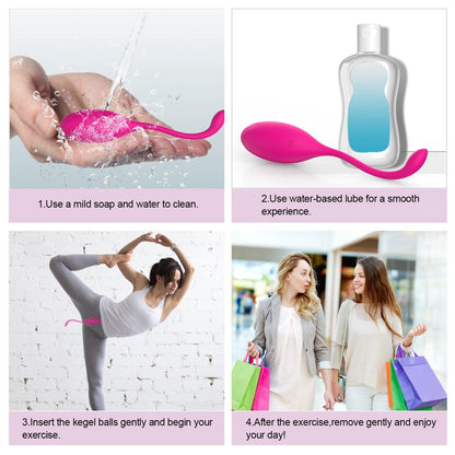 Y.Love Adele Remote Control Vibrating Egg Wearable Mini Vibrator