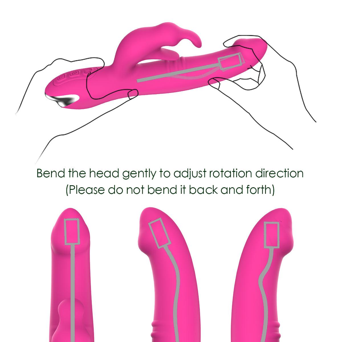 y.Love Paula Rotating G-Spot Rabbit Vibrator