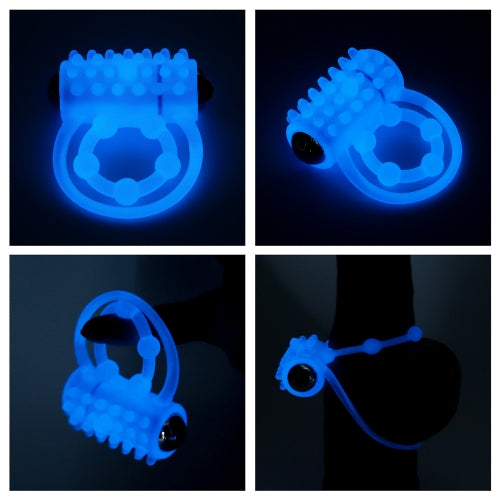 Lovetoy Products Lumino Play Vibrating Penis Ring - Glow in the Dark